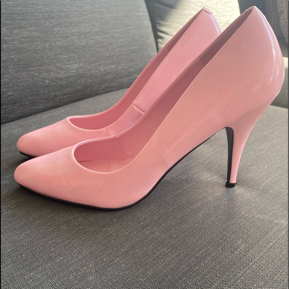 Baby Pink Four Inch Heels! Never worn outside.